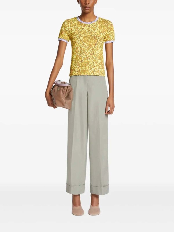 DRIES VAN NOTEN: T-shirts online - T-Shirt - Jaune