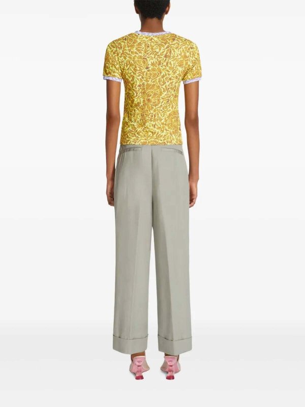 The Best Shops DRIES VAN NOTEN: T-shirts - T-Shirt - Jaune