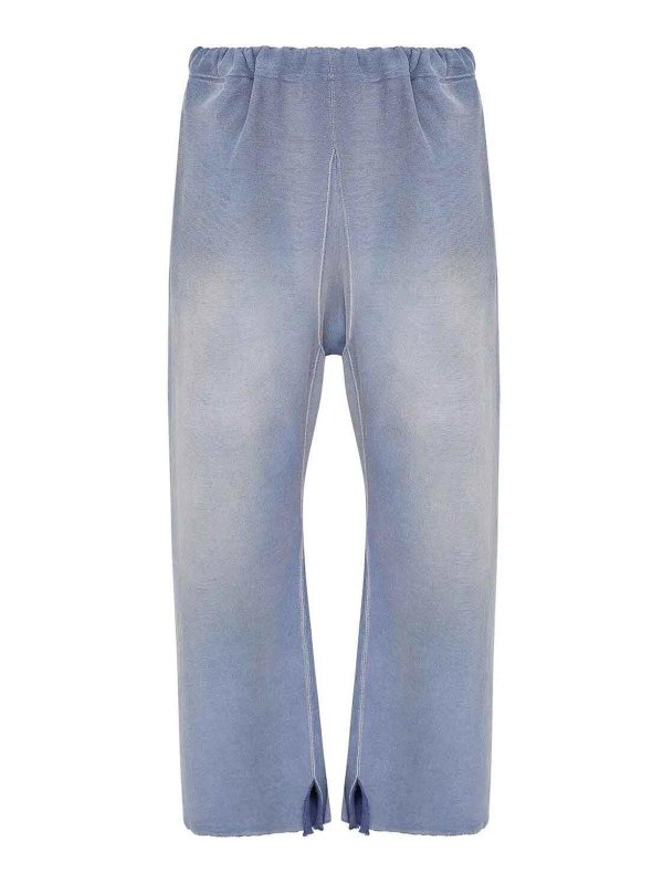 Maison Margiela: トラウザーショーツ - ショートパンツ - ライトブルー