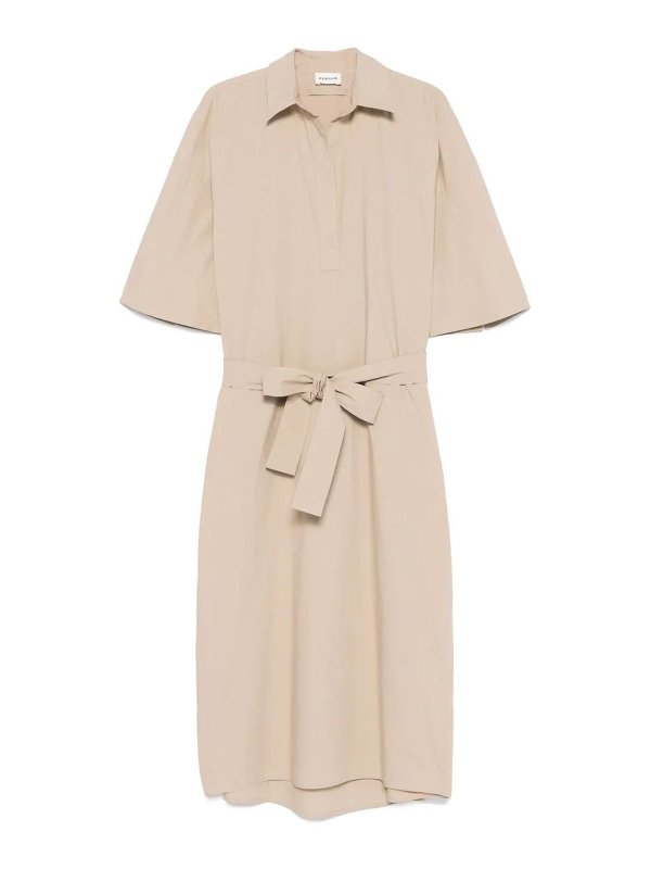 P.A.R.O.S.H.: マキシドレス - マキシドレス - ライトベージュ