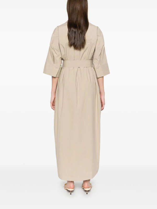 マキシドレス - ライトベージュ shop online: P.A.R.O.S.H.