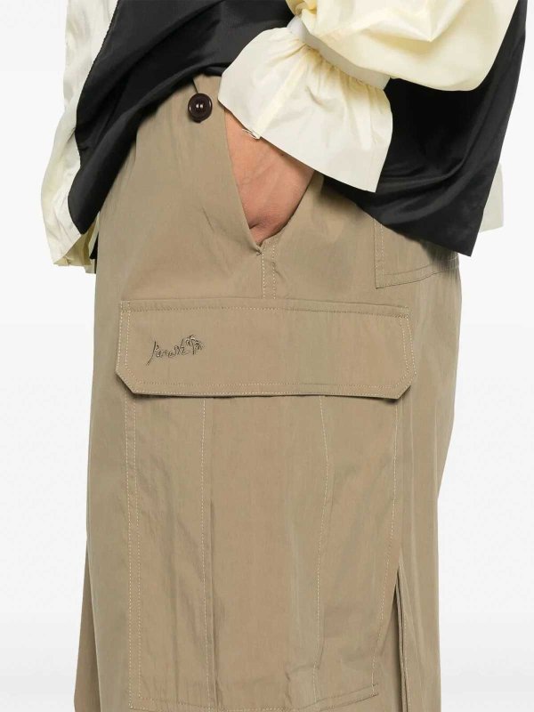 The Best Shops P.A.R.O.S.H.: カジュアルトラウザー - カジュアルパンツ - ベージュ