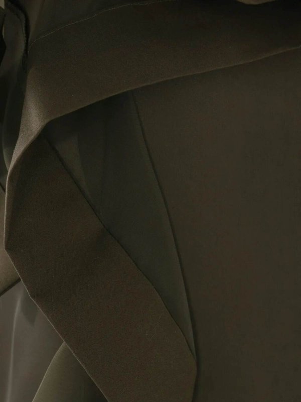 Sacai: abiti da sera online - Abito in chiffon raso x