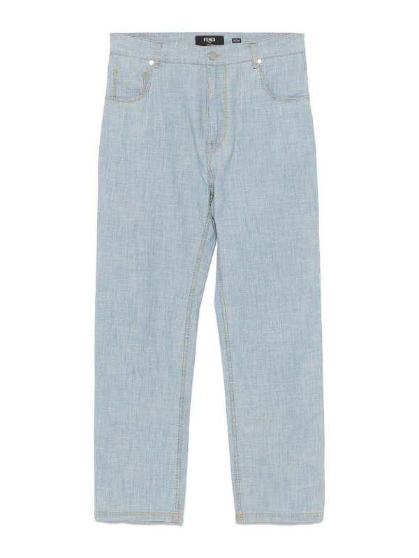 FENDI: Trousers Shorts - Trousers Blue