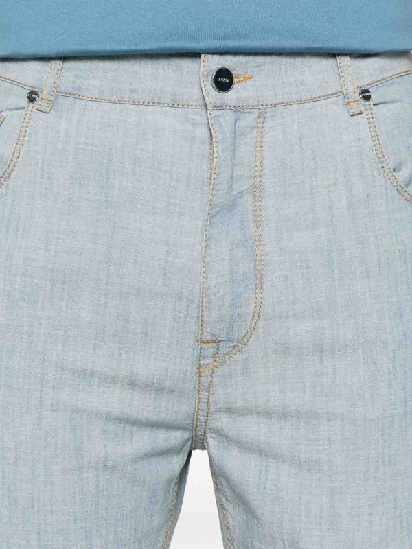 FENDI: Trousers Shorts online - Trousers Blue