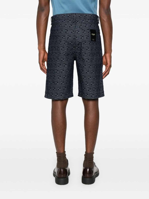 FENDI: Trousers Shorts online - Trousers Blue