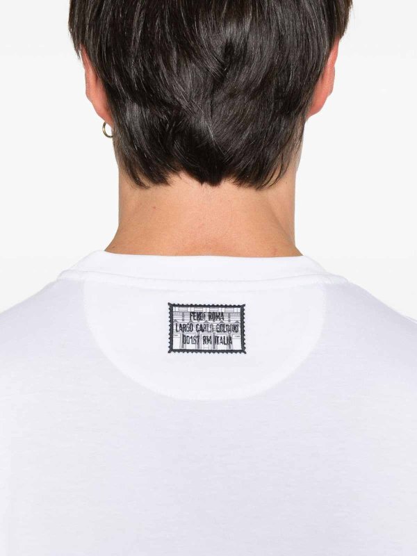 The Best Shops FENDI: t-shirts - T-Shirts And Polos White