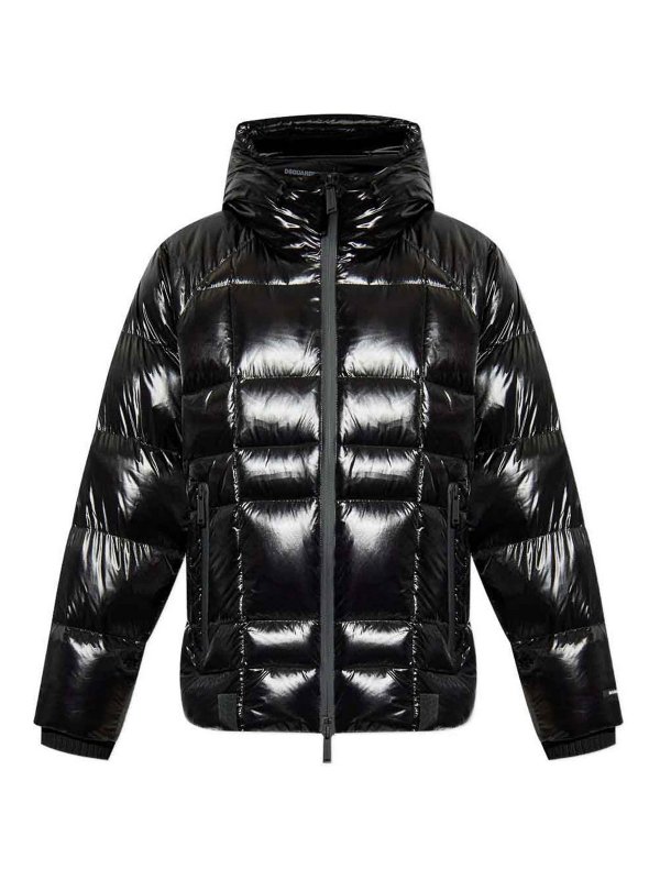 DSQUARED2: ダウン・ハイテクジャケット - ダウンジャケット - 黒