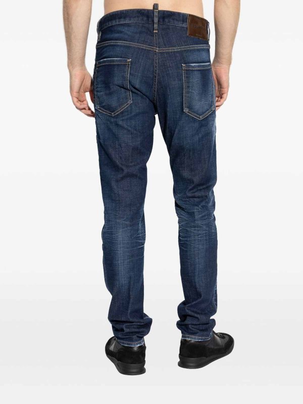 The Best Shops DSQUARED2: Jeans skinny - Jean Skinny - Délavé