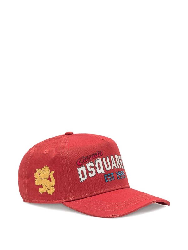 The Best Shops DSQUARED2: Chapeaux - Chapeau - Rouge