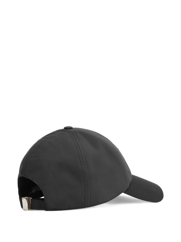 Dolce & Gabbana 黒 キャップ Baseball cap with Dolce&Gabbana logo embroidery in Black for