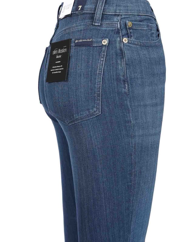 ブーツカットジーンズ - ブルー shop online: 7 FOR ALL MANKIND