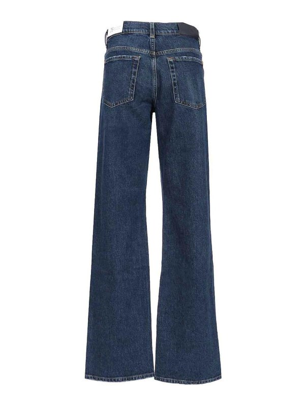 7 FOR ALL MANKIND: jeans bootcut online - Jeans tess in denim elasticizzato