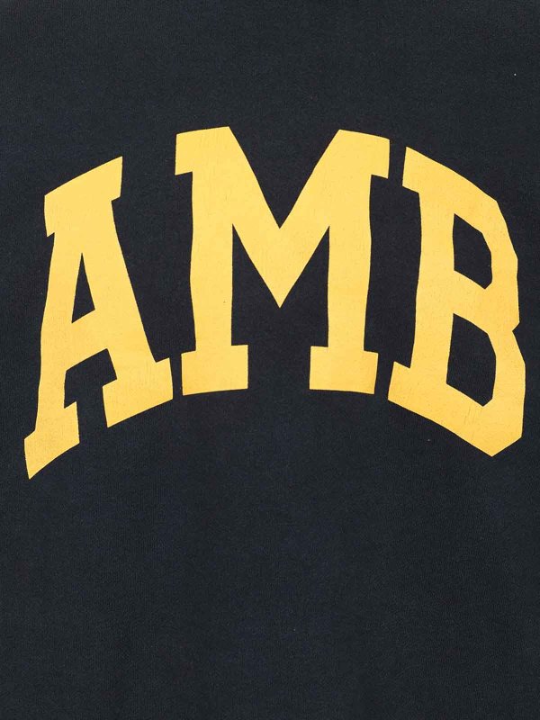 The Best Shops AMBUSH: Strickpullover mit Rundhalsausschnitt - Rundhalspullover - Blau