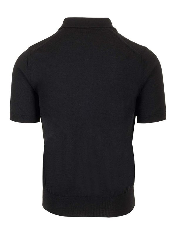 Comme des Garçons Play: polo shirts online - Wool Polo Shirt