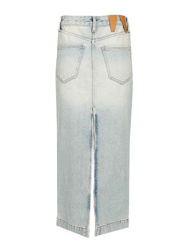 DARKPARK: Knee length skirts & Midi online - Denim Midi Skirt