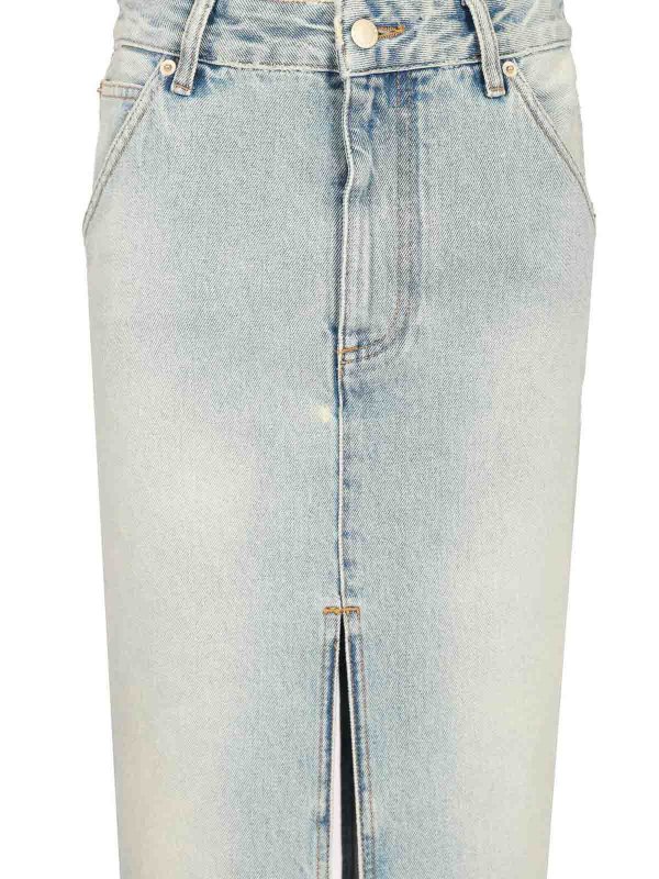 Denim Midi Skirt shop online: DARKPARK