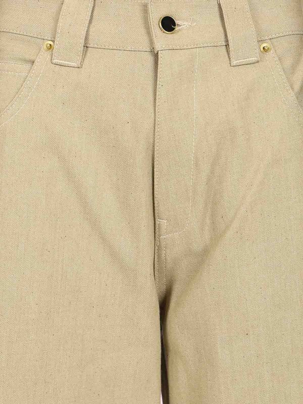 ブーツカットジーンズ - ベージュ shop online: DARKPARK