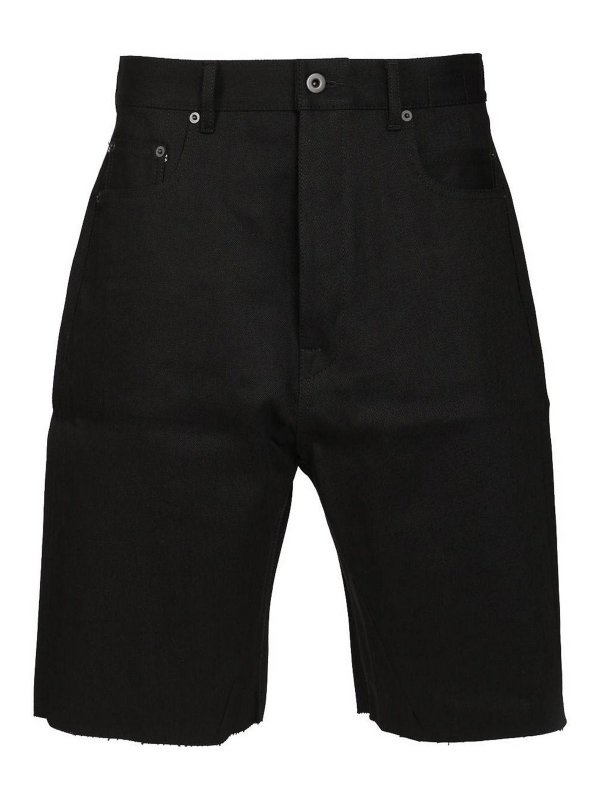 DRKSHDW: Trousers Shorts - Cotton Denim Bermuda
