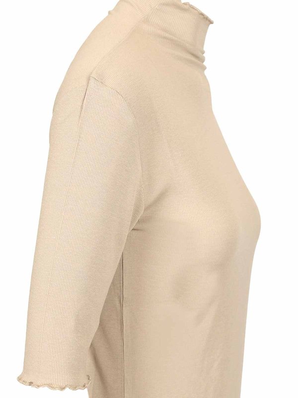 The Best Shops FILIPPA K: t-shirts - Ribbed Turtleneck T-Shirt