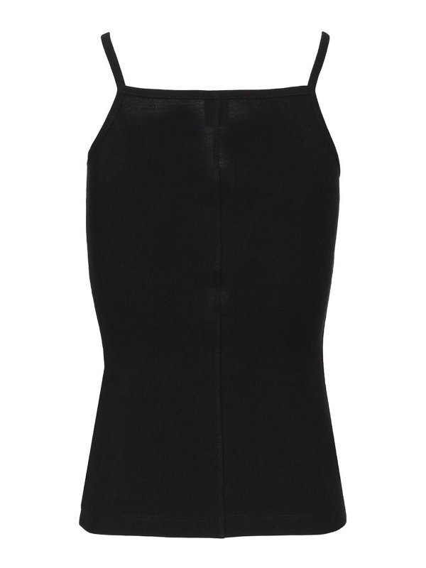 FLORE FLORE: Top e canotte online - Canotta nera