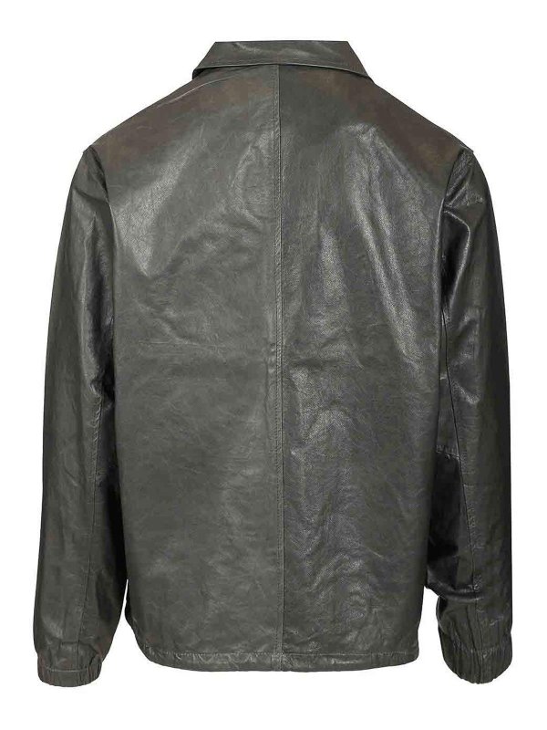 GIORGIO BRATO: レザージャケット online - レザージャケット - Wrinkled