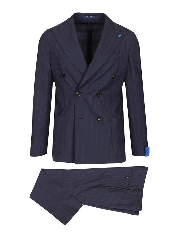 GUARINUCCI: フォーマルスーツ - フォーマルスーツ - ブルー