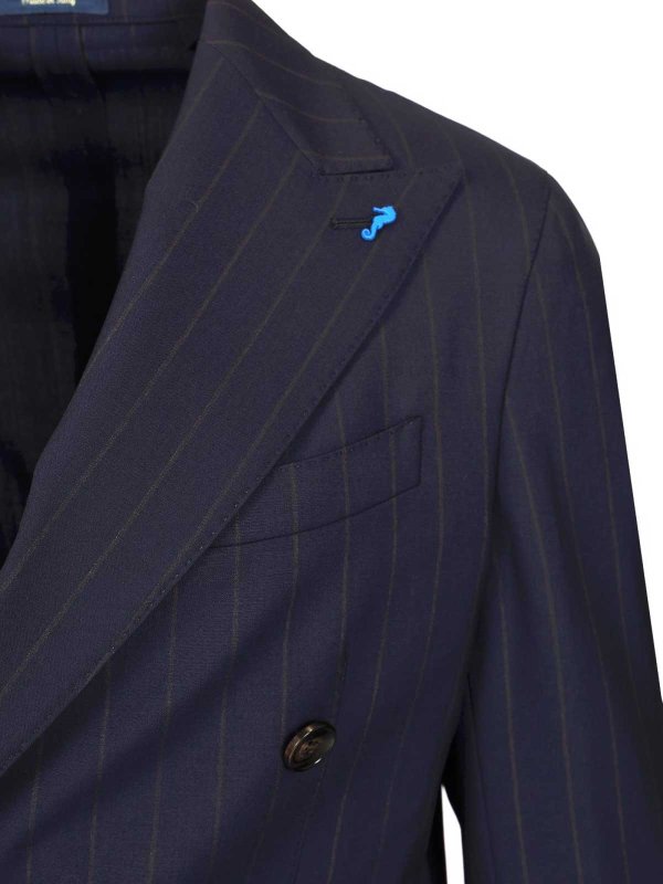 フォーマルスーツ - ブルー shop online: GUARINUCCI