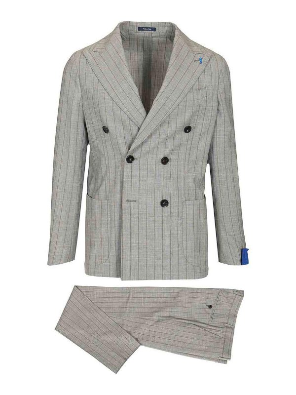 GUARINUCCI: formal suits - Double-Breasted Pinstriped Suit