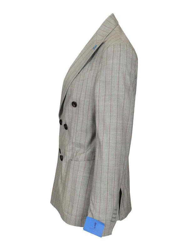 The Best Shops GUARINUCCI: formal suits - Double-Breasted Pinstriped Suit