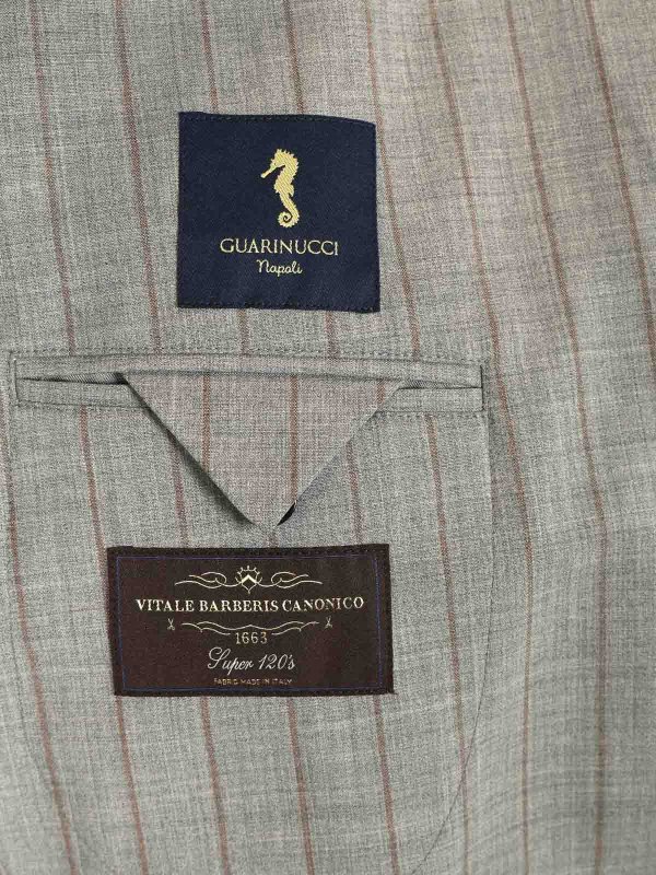 The Best Shops GUARINUCCI: Double-Breasted Pinstriped Suit