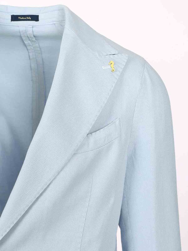 ブレザー - ライトブルー shop online: GUARINUCCI