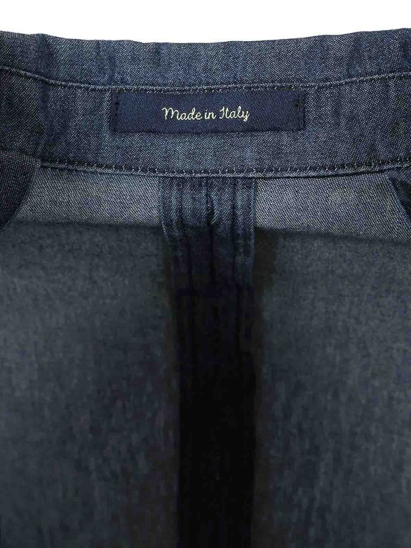 The Best Shops GUARINUCCI: Blazer a doppio petto in denim lavato