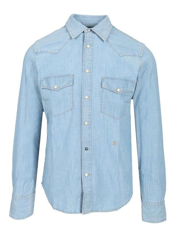 JACOB COHEN: shirts - Denim Shirt