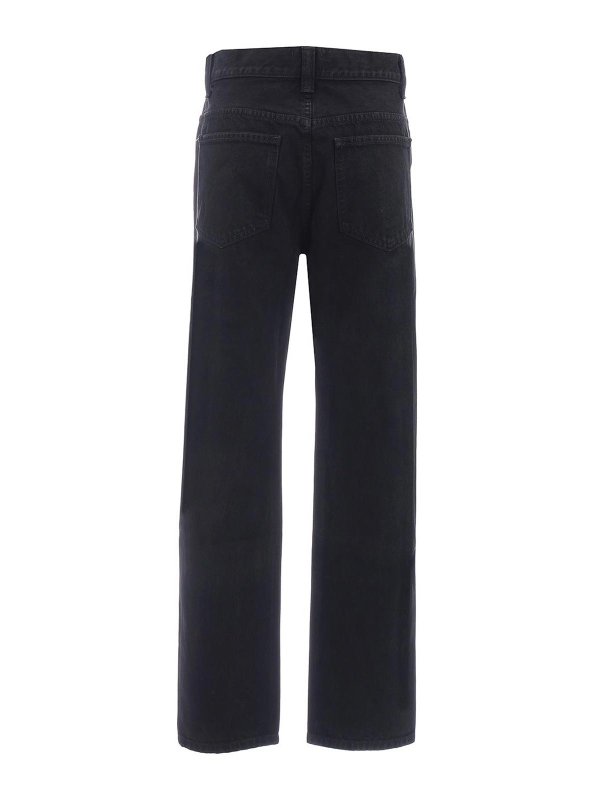 KHAITE: bootcut jeans online - Corben Jeans