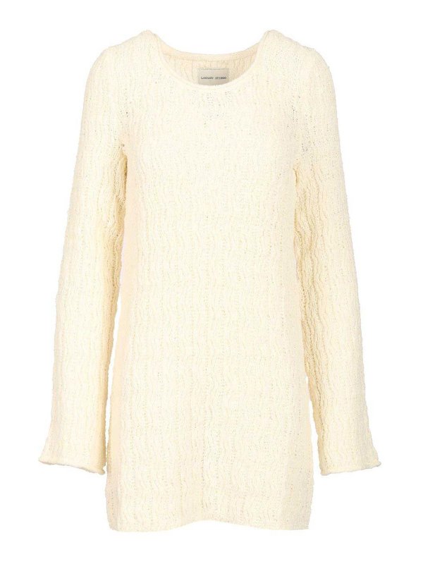 LOULOU STUDIO: short dresses - Cotton Mini Dress