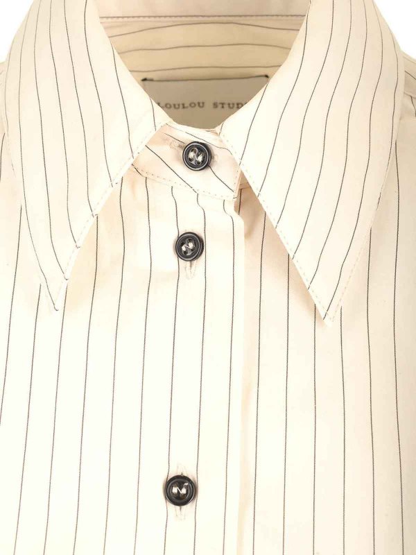 The Best Shops LOULOU STUDIO: Hemden - Hemd - Weiß