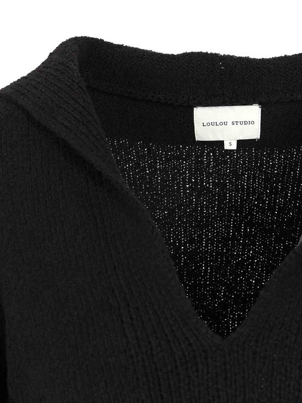 Pull Col Rond - Noir shop online: LOULOU STUDIO
