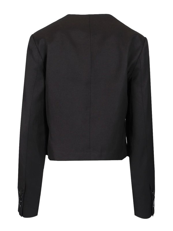 LOULOU STUDIO: ブレザー online - ブレザー - 黒