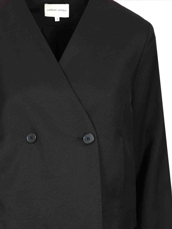 ブレザー - 黒 shop online: LOULOU STUDIO
