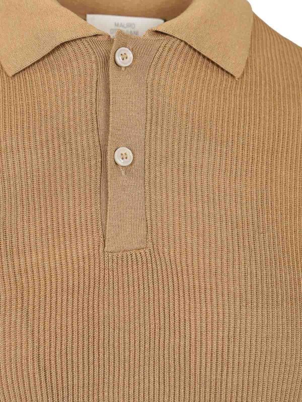 The Best Shops MAURO OTTAVIANI: Poloshirts - Poloshirt - Beige