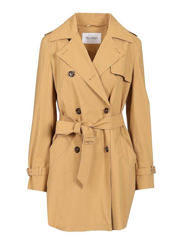 Max Mara: Kurze Mäntel - Kurzer Mantel - Beige