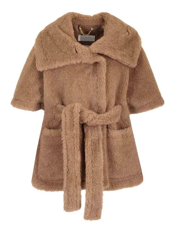 Max Mara: Capas  y Ponchos - Capa - Marrón