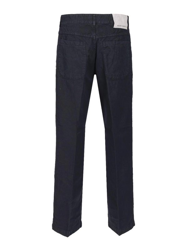 ORIGINAL VINTAGE STYLE: Trousers Shorts online - Cotton And Linen Blend Trousers