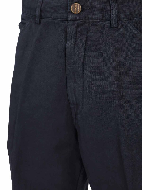 The Best Shops ORIGINAL VINTAGE STYLE: Trousers Shorts - Cotton And Linen Blend Trousers