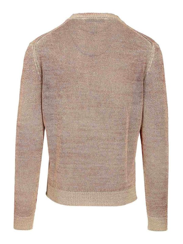 ORIGINAL VINTAGE STYLE: crew necks online - Heavy Linen Crewneck Sweater