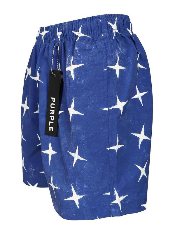 The Best Shops PURPLE BRAND: トラウザーショーツ - ショートパンツ - ブルー