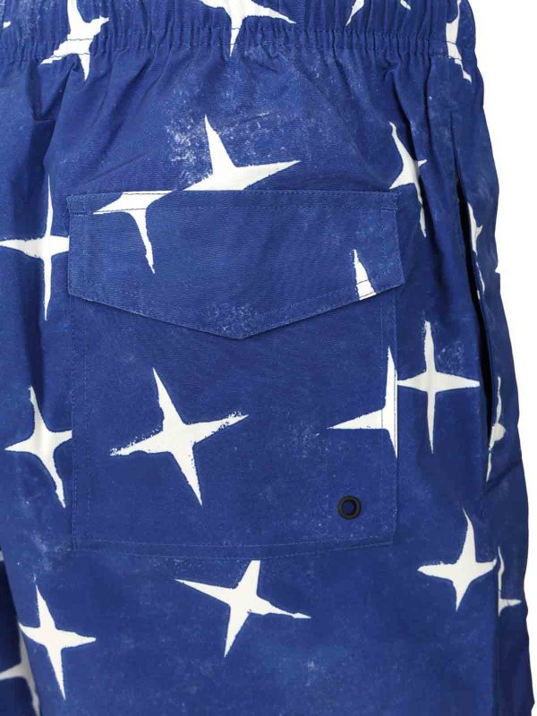 ショートパンツ - ブルー shop online: PURPLE BRAND