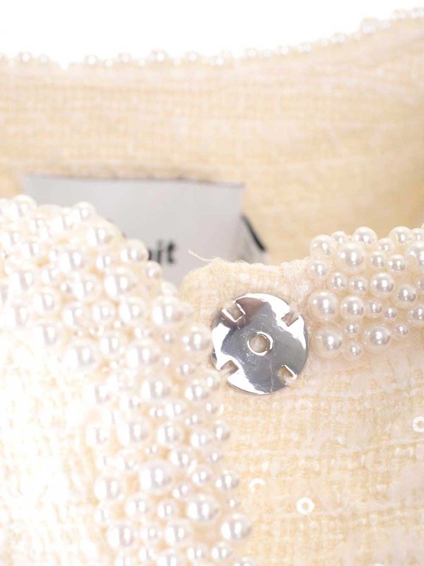 The Best Shops Self Portrait: Casualjacken - Casualjacke - Weiß