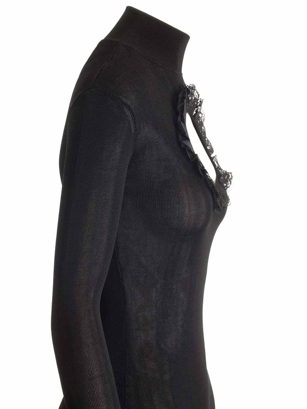 Maxi vestito a maglia shop online: Self Portrait